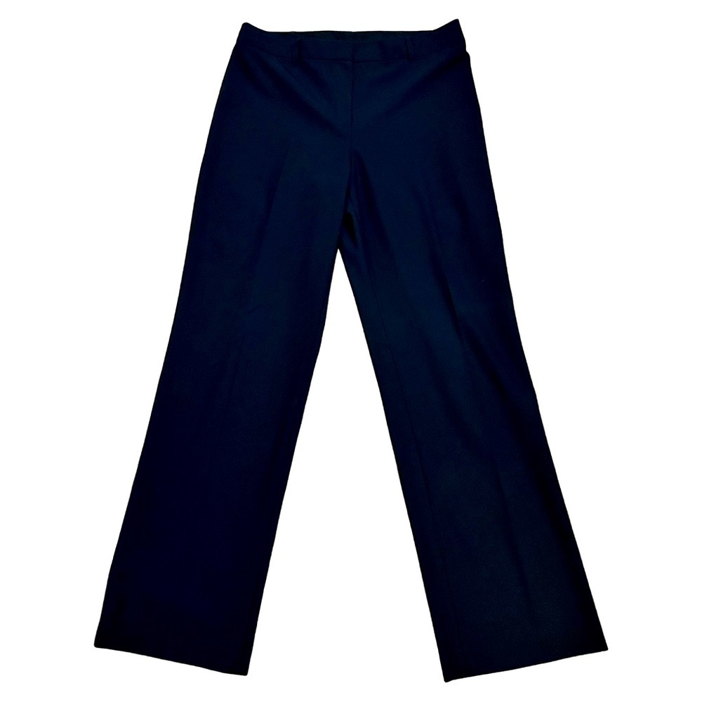 Jones New York Collection Platinum | Black Stretch Straight Leg Trouser Size 8